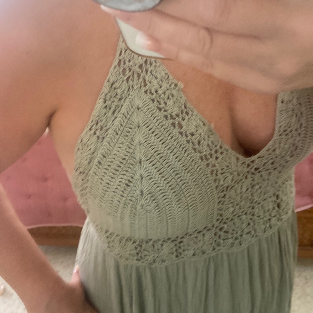 Boutique dress, but on vacation worn that time fabulous crochet top  gauze